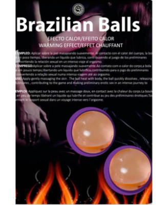 Boules de massage Brésiliennes effet chaleur 